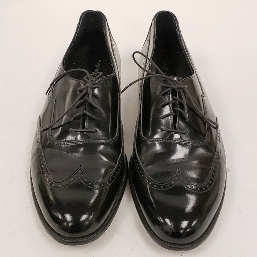 JOHNSTON & MURPHY Leather Lace-Up Wingtip Oxford